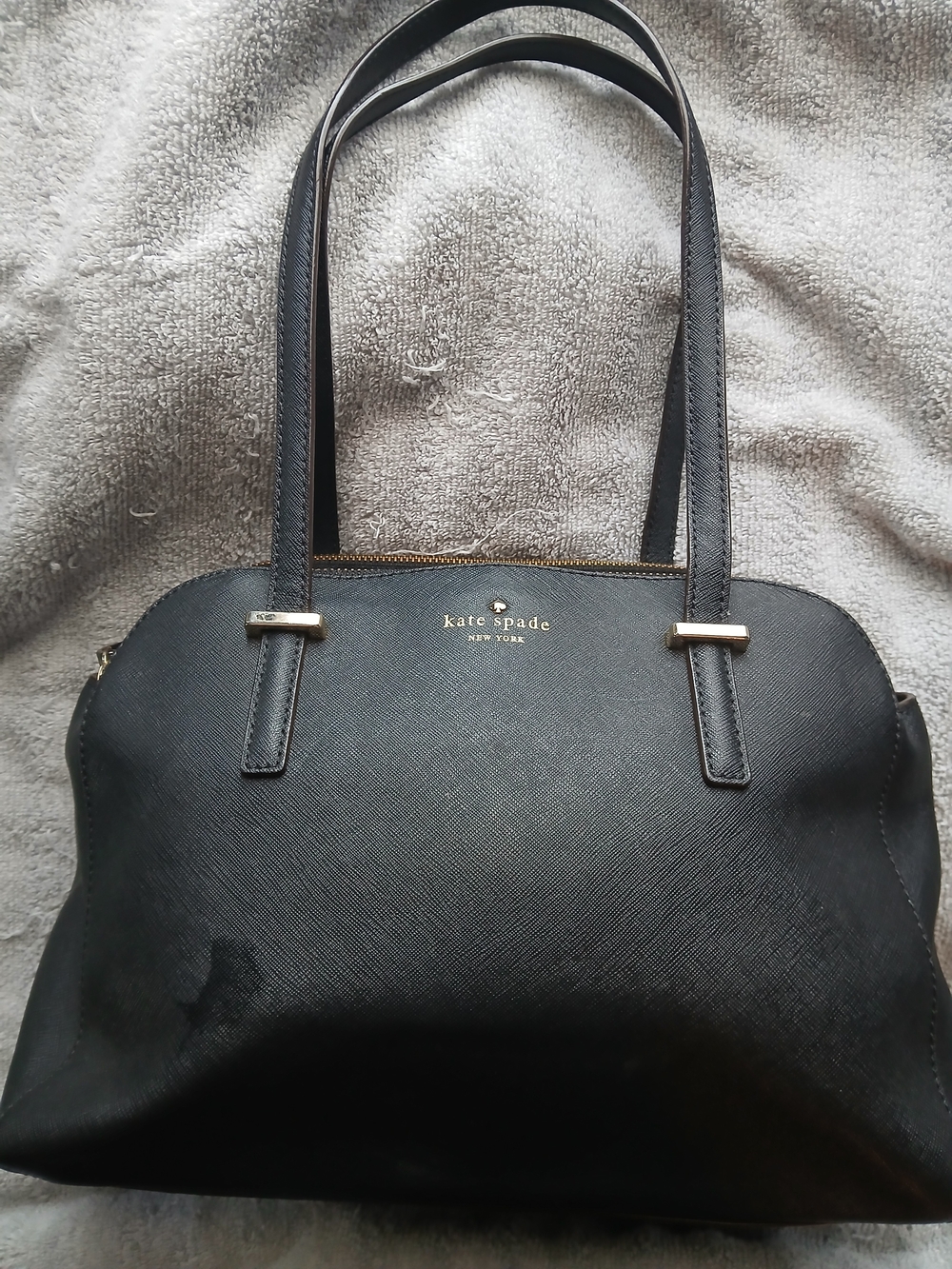 kate spade New York Black Leather Tote